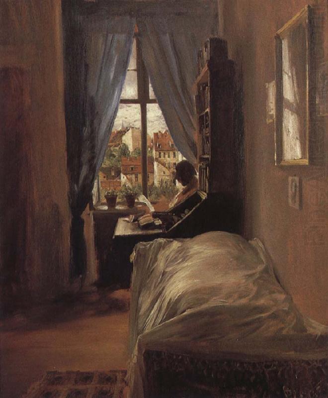 Adolph von Menzel The Artist-s Bedroom in the Ritterstrabe china oil painting image